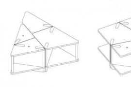 灵感来自数学几何的_可变换咖啡桌_DHaus